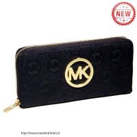 michael kors jet set logo monogram groot zwart portefeuilles Outlet Arnhem n5mld285